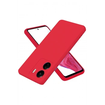 Xiaomi Redmi 13C Kılıf First Silikon - Kırmızı
