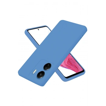 Xiaomi Redmi 13C Kılıf First Silikon - Mavi