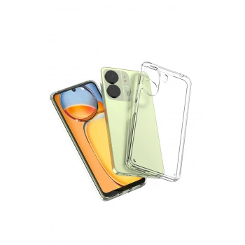 Xiaomi Redmi 13C Kılıf Lüx Şeffaf Silikon
