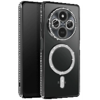 Xiaomi Redmi 14C Joke Simli Magneticsafe Kılıf - Siyah