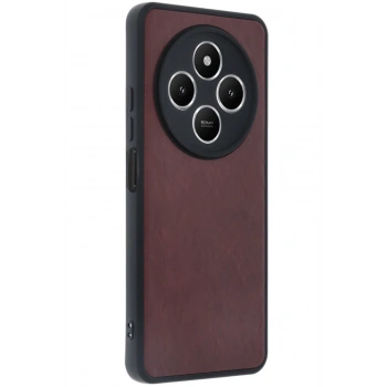 Xiaomi Redmi 14C Kılıf Aras Deri Kapak - Bordo