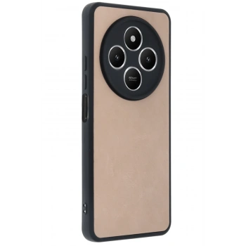 Xiaomi Redmi 14C Kılıf Aras Deri Kapak - Pudra