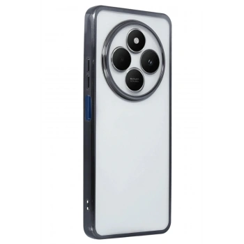 Xiaomi Redmi 14C Kılıf Lensli Silikon - Siyah