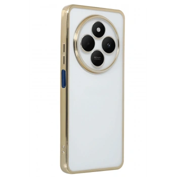 Xiaomi Redmi 14C Kılıf Razer Lensli Silikon - Gold