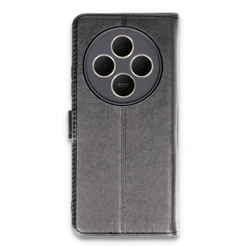 Xiaomi Redmi 14C Kılıf Trend S Plus Kapaklı Kılıf - Siyah