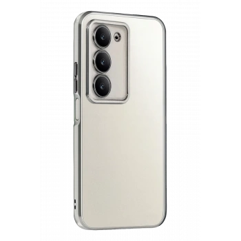 Xiaomi Redmi 15 4G Razer Lensli Silikon - Gümüş