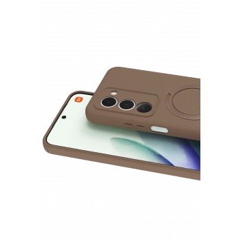 Xiaomi Redmi 15 4G Regal Magsafe Standlı Kapak - Çöl Titanyum