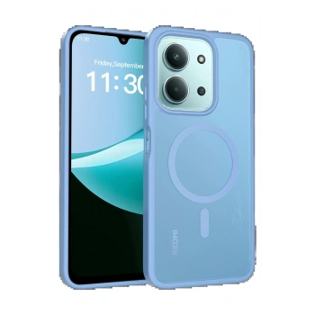 Xiaomi Redmi 15C 4G Jota Magsafe Kapak - Açık Mavi