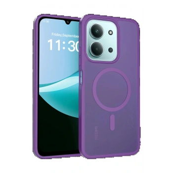 Xiaomi Redmi 15C 4G Jota Magsafe Kapak - Derin Mor