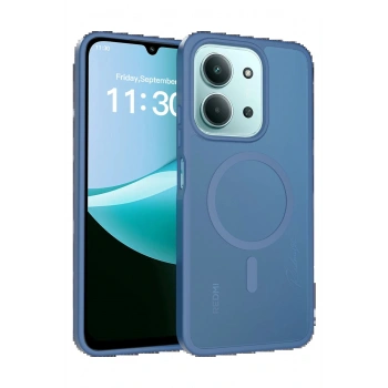 Xiaomi Redmi 15C 4G Jota Magsafe Kapak - Lacivert