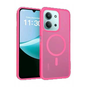 Xiaomi Redmi 15C 4G Jota Magsafe Kapak - Rose