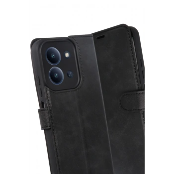 Xiaomi Redmi 15C 4G Trend S Plus Kapaklı Kılıf - Siyah