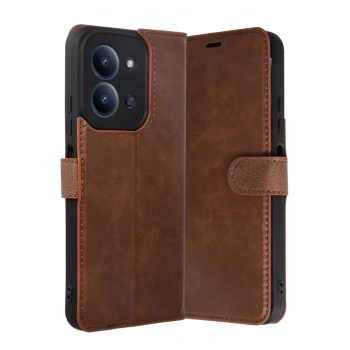 Xiaomi Redmi 15C 4G Trend S Plus Kapaklı Kılıf - Taba