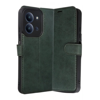 Xiaomi Redmi 15C 4G Trend S Plus Kapaklı Kılıf - Yeşil