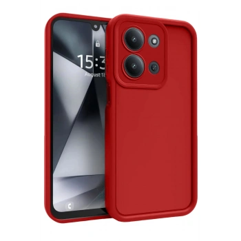 Xiaomi Redmi 15C 4G Viera Silikon - Kırmızı