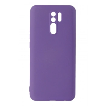 Xiaomi Redmi 9 Kılıf Nano içi Kadife Silikon - Mor