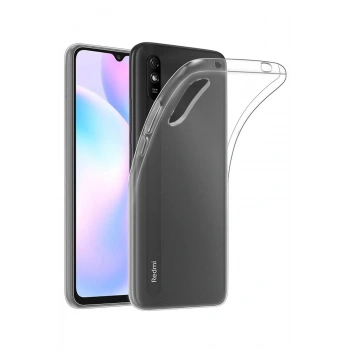 Xiaomi Redmi 9A Kılıf Lüx Şeffaf Silikon - Şeffaf