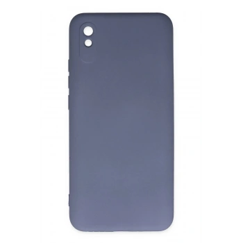 Xiaomi Redmi 9A Kılıf Nano içi Kadife Silikon - Gri