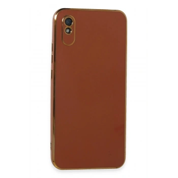 Xiaomi Redmi 9A Kılıf Volet Silikon - Kırmızı