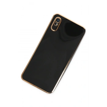 Xiaomi Redmi 9A Kılıf Volet Silikon - Siyah