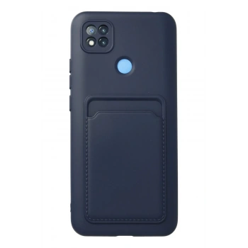 Xiaomi Redmi 9C Kılıf Kelvin Kartvizitli Silikon - Lacivert