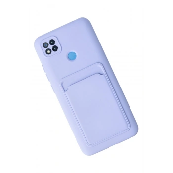 Xiaomi Redmi 9C Kılıf Kelvin Kartvizitli Silikon - Lila
