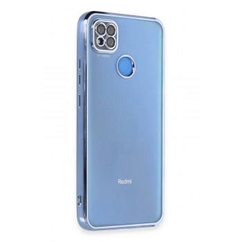 Xiaomi Redmi 9C Kılıf Lensli Silikon - Açık Mavi