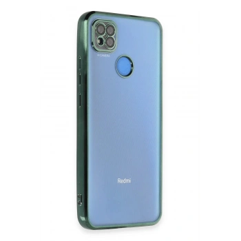 Xiaomi Redmi 9C Kılıf Lensli Silikon - Yeşil