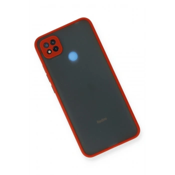 Xiaomi Redmi 9C Kılıf Montreal Silikon Kapak - Kırmızı