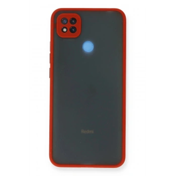 Xiaomi Redmi 9C Kılıf Montreal Silikon Kapak - Kırmızı