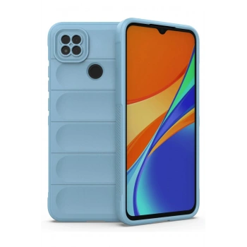 Xiaomi Redmi 9C Kılıf Optimum Silikon - Sky Blue