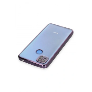 Xiaomi Redmi 9C Kılıf Razer Lensli Silikon - Mor