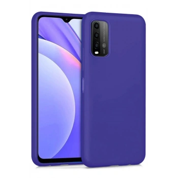 Xiaomi Redmi 9T Kılıf Nano içi Kadife Silikon - Mor
