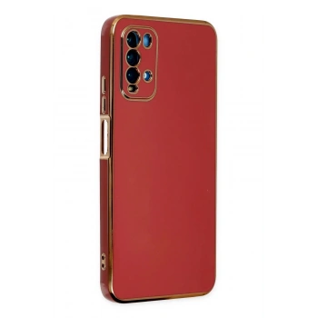 Xiaomi Redmi 9T Kılıf Volet Silikon - Kırmızı