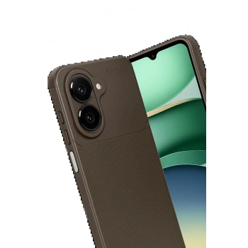 Xiaomi Redmi A5 4G Auto Focus Karbon Kapak - Kahverengi