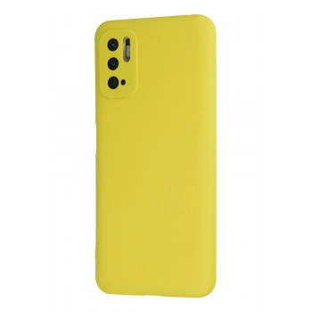 Xiaomi Redmi Note 10 5G Kılıf Nano içi Kadife Silikon - Sarı