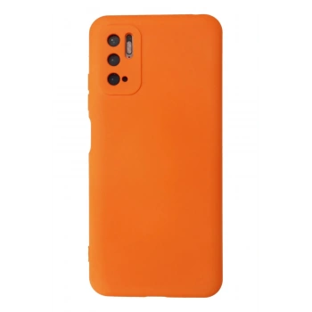 Xiaomi Redmi Note 10 5G Kılıf Nano içi Kadife Silikon - Turuncu