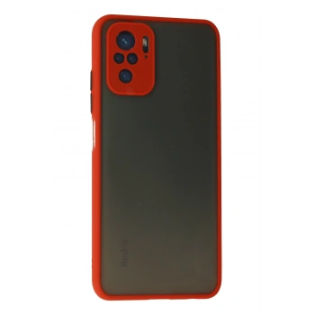 Xiaomi Redmi Note 10 Kılıf Montreal Silikon Kapak - Kırmızı