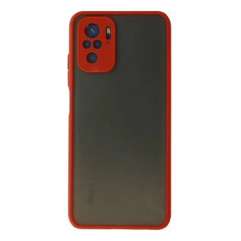 Xiaomi Redmi Note 10 Kılıf Montreal Silikon Kapak - Kırmızı