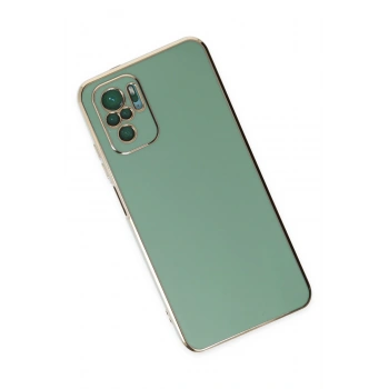 Xiaomi Redmi Note 10 Kılıf Volet Silikon - Açık Yeşil