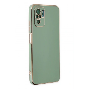 Xiaomi Redmi Note 10 Kılıf Volet Silikon - Açık Yeşil
