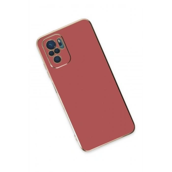 Xiaomi Redmi Note 10 Kılıf Volet Silikon - Kırmızı