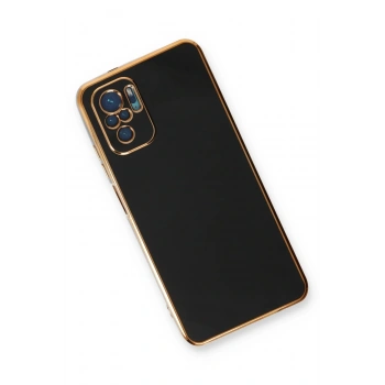 Xiaomi Redmi Note 10 Kılıf Volet Silikon - Siyah