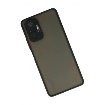 Xiaomi Redmi Note 10 Pro Kılıf Montreal Silikon Kapak - Siyah