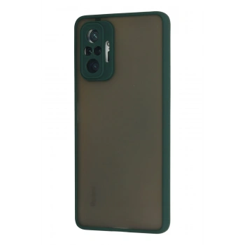 Xiaomi Redmi Note 10 Pro Kılıf Montreal Silikon Kapak - Yeşil