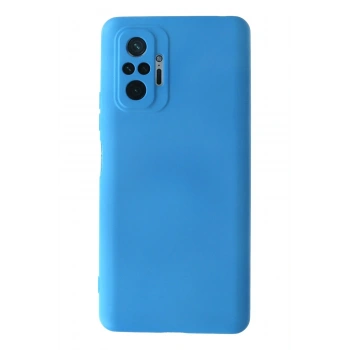 Xiaomi Redmi Note 10 Pro Kılıf Nano içi Kadife Silikon - Mavi