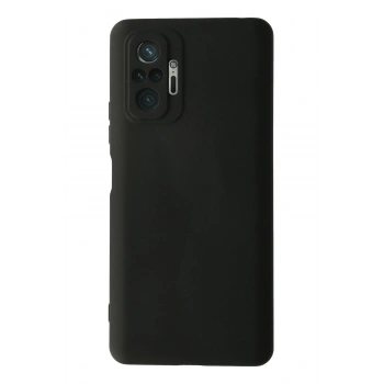 Xiaomi Redmi Note 10 Pro Kılıf Nano içi Kadife Silikon - Siyah
