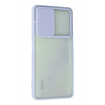 Xiaomi Redmi Note 10 Pro Kılıf Palm Buzlu Kamera Sürgülü Silikon - Lila