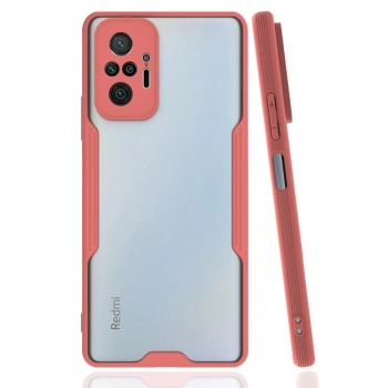 Xiaomi Redmi Note 10 Pro Kılıf Platin Silikon - Pembe