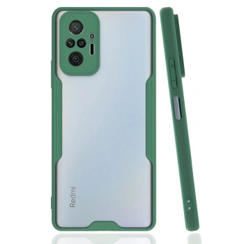 Xiaomi Redmi Note 10 Pro Kılıf Platin Silikon - Yeşil